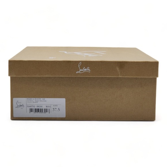 Christian Louboutin Bianca Suede Booties $1185 - Picture 7 of 7